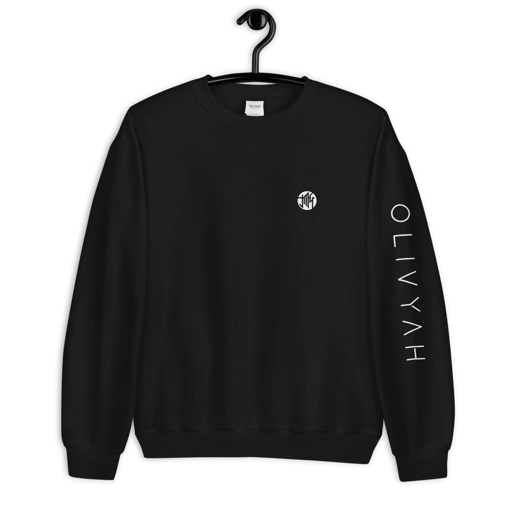 unisex-crew-neck-sweatshirt-black-front-6021e3b9e6ca4